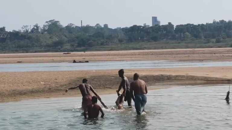 *दोस्तो के साथ नहाने गए युवक की दामोदर नदी में डूबकर मौत*