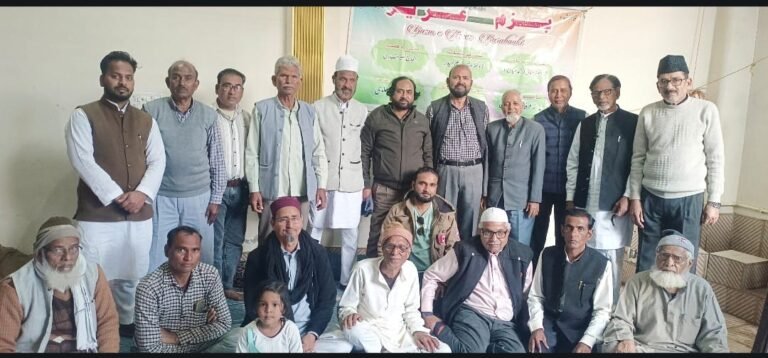 *ادبی تنظیم”بزمِ عزیز” کی ماہانہ طرحی نشست منعقد*