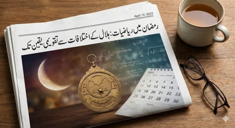 *رمضان میں ریاضیات: ہلال کے اختلافات سے تقویمی یقین تک*