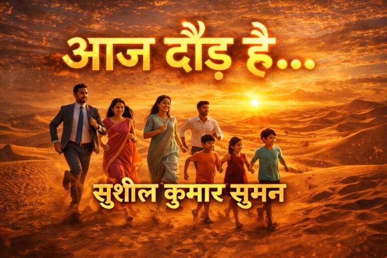 *"आज दौड़ है..."*