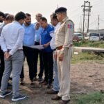 *joint field verification was conducted at Nigha under Jamuria PS to solve the problem of watering on NH 19.*