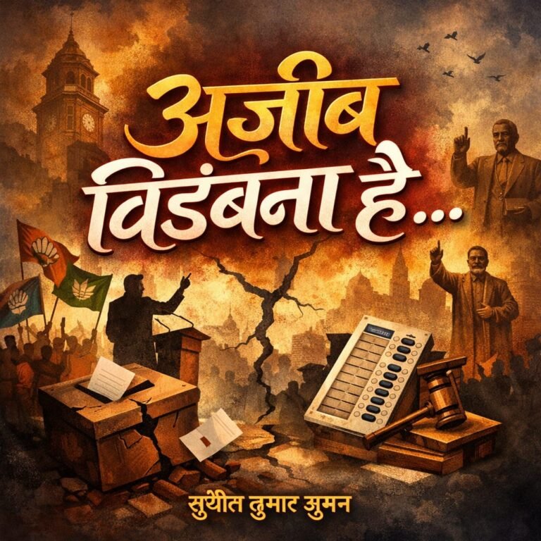 *”अजीब विडंबना है !..”*