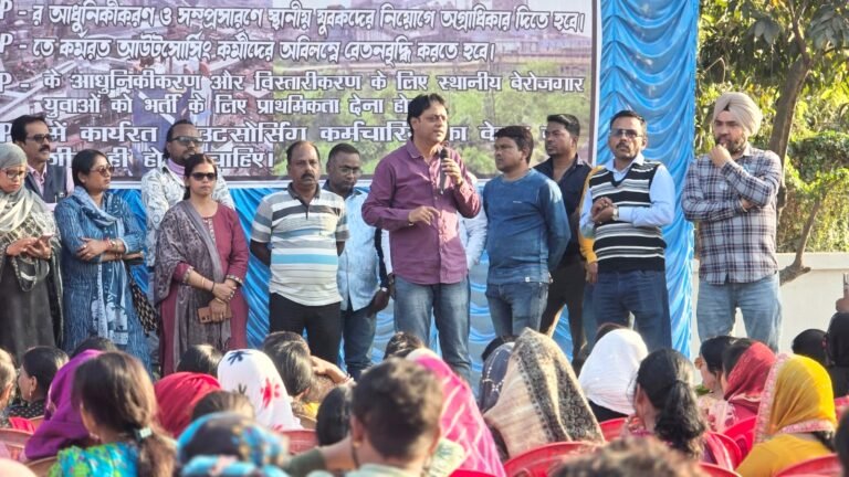 *برن پور میں مقامی بے روزگار نوجوانوں کو روزگار کے مطالبے پر مہا ریلی، سیل آئی ایس پی انتظامیہ کو عرضداشت پیش*