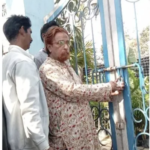 *بے دخل دکانداروں کا احتجاج*