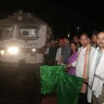 newly granted stoppage of Train no 18477/78 ( Puri- Yognagri Hrishikesh – Puri Utkal Express) at Rakhamiñes station on 07th March 2026.