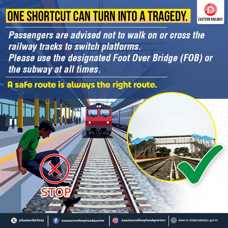 *एक जानलेवा जल्दबाज़ी: पटरियों पर दो मिनट का दांव, अनंत नींद का जोखिम*