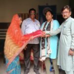 Saree distribution ceremony in the occasion of eid organised by astha mahila samity and youth forum for social service