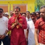 कुल्टी विधानसभा सीट से तृणमूल उम्मीदवार ने चुनाव अभियान की शुरुआत की कल्याणीशरी मंदिर में पूजा अर्चना कर के।