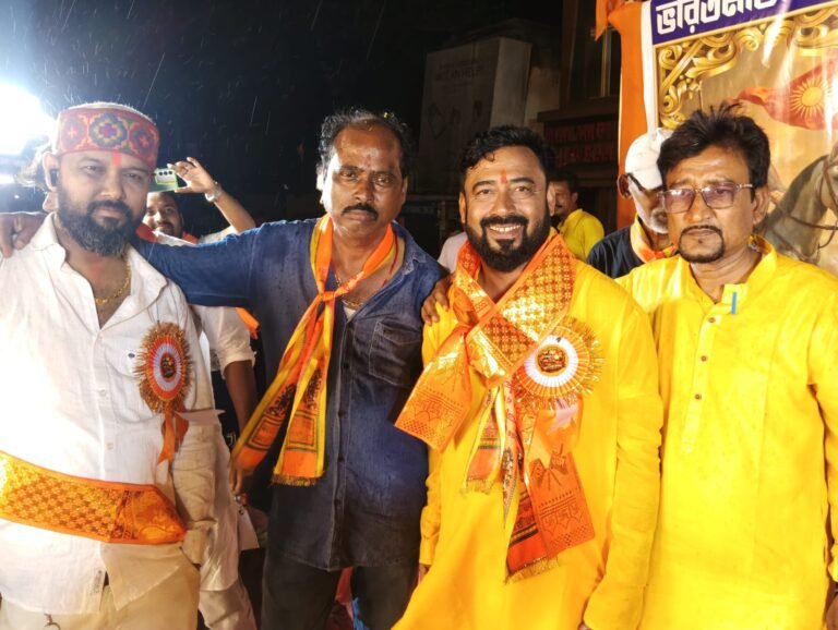 Kharagpur town munity committee and youth forum for social service distribution dates,cold drinks and sarbat to all the people who did shri ram navami Puja