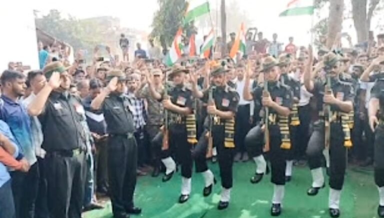 *درگاپور کا سپوت فوجی مشق کے دوران شہید، ہزاروں لوگوں نے نم آنکھوں سے دی آخری وداع*