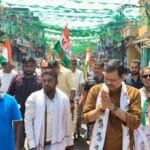 तृणमूल प्रार्थी अभिजीत घटक का बराकर मे प्रचार अभियान.