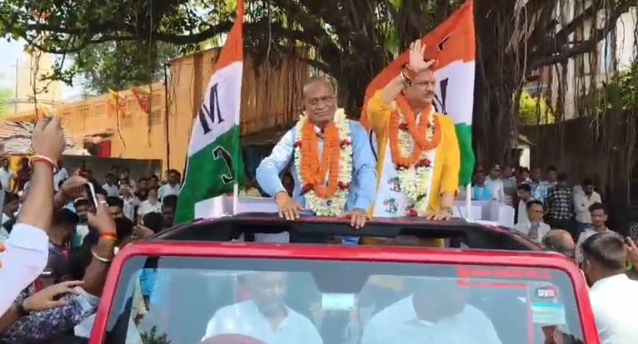 कुल्टी गूंजा 'अभिजीत घटक जिंदाबाद' के नारों से:  उज्जल चटर्जी के स्वागत में भव्य रैली, आसनसोल एसडीओ में दाखिल नामांकन