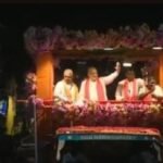 खड़गपुर में केंद्रीय गृह मंत्री अमित शाह का भव्य रोड शो