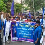 बराकर एससी, एसटी, समाज की ओर से बाबा साहेब भीम राव अम्बेडकर के जन शताब्दी वर्ष पर निकला भब्य जुलुस.