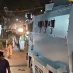 कश्मीर के माइंस और बुलेट प्रूफ गाड़ी लेकर रूट मार्च किया केंद्रीय बल ने कुल्टी विधानसभा में