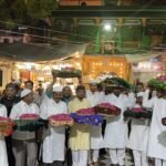 *کویتا کی جانب سے روانہ کردہ غلاف مبارک درگاہ اجمیر شریف میں پیش*