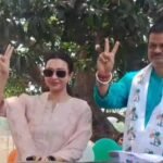 *कुल्टी विधानसभा में तृणमूल प्रत्याशी अभिजीत घटक के समर्थन में अभिनेत्री कौशानी मुखर्जी का रोड शो*