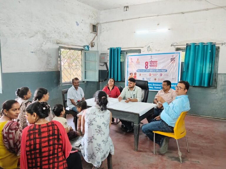 *आसनसोल मंडल के स्वास्थ्य एवं परिवार कल्याण विभाग द्वारा पोषण पखवाड़ा कार्यक्रमों का आयोजन*