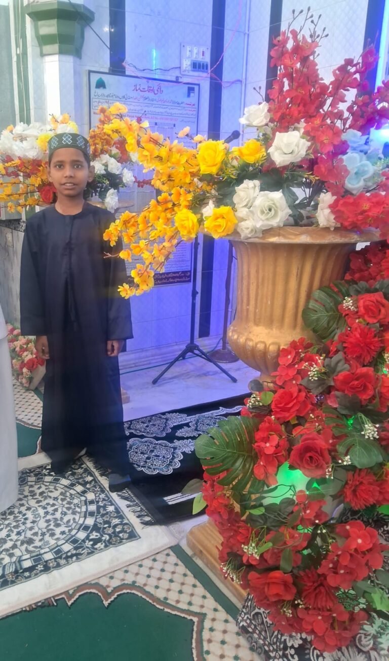*ضیاء حیدر نے کم عمری میں ناظرہ قرآن مکمل کرکے والدین کا نام روشن کیا*