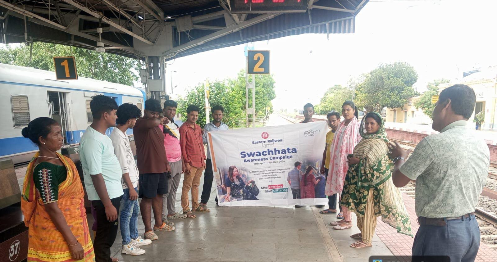 *आसनसोल मंडल में स्वच्छता जागरूकता अभियान निरंतर जारी*