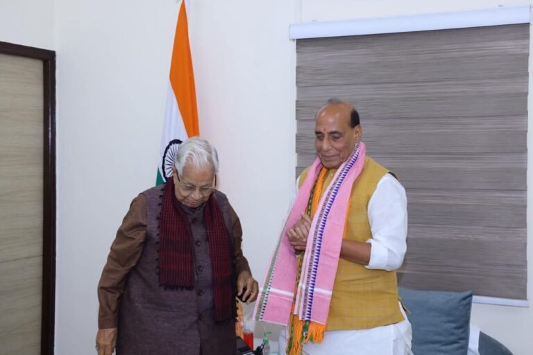 *डॉ. अम्मार रिज़वी की केंद्रीय रक्षामंत्री राजनाथ सिंह से दिल्ली में महत्वपूर्ण मुलाकात*
