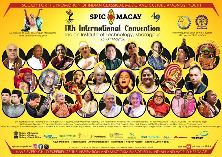 SPIC MACAY’s 11th INTERNATIONAL CONVENTION