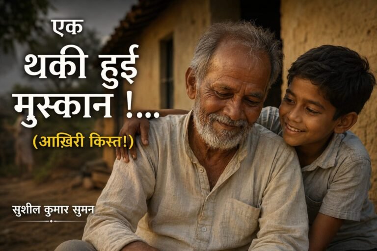 *“एक थकी हुई मुस्कान !…”* *(आख़िरी किस्त!)*