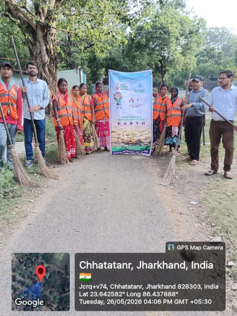 “स्वच्छता अभियान के अंतर्गत आद्रा मंडल के विभिन्न स्टेशनों एवं आवासीय परिसरों में चला विशेष स्वच्छता अभियान”