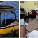 *آسنسول کاشمالی علاقہ بنا میدان جنگ*                                                                       *شرپسندوں کاتھانہ پر حملہ اور توڑ پھوڑ،دو پولس اہلکار زخمی*                                                                     *پولس اور مرکزی فورس کی مشترکہ کارروائی، 7گرفتار ، پورے علاقے میں دہشت*