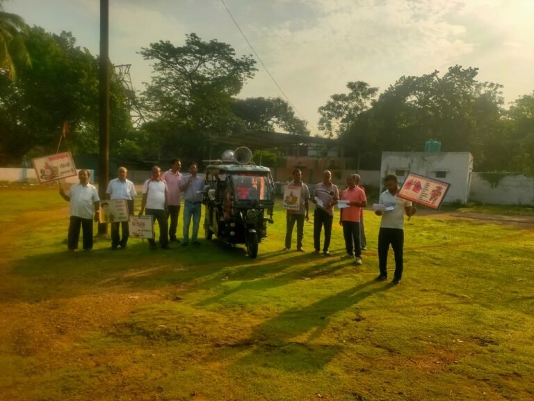 पारबेलिया में विश्व नशा मुक्ति दिवस पर रैली