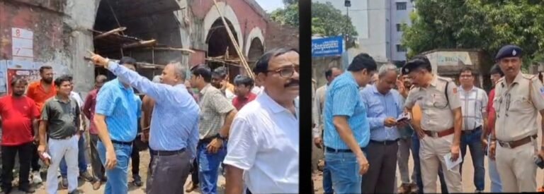 पंचमाथा पुल पर जलजमाव रोकने की तैयारी: ADDA, ADM और नगर निगम ने किया संयुक्त दौरा