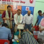 विश्व रक्तदाता दिवस के अवसर पर रविन्द्र कला केंद्र, कुल्टी में समाजसेवी संस्था कुल्टी मदद फाउंडेशन, राष्ट्रीय मोदी बरनवाल विकास संघ, बराकर मारवाड़ी महिला समिति, कुल्टी कॉलेज एनएसएस यूनिट तथा सेल ग्रोथ वर्क्स सीआईएसएफ यूनिट के संयुक्त तत्वावधान में भव्य रक्तदान शिविर एवं रक्तदाता सम्मान समारोह का आयोजन किया गया।