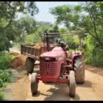 नियमों की अनदेखी कर एमबीएल द्वारा सड़क निर्माण