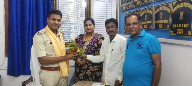 Shri Chinmoy Promanik joined as Officer in Charge of Kharagpur Local PS