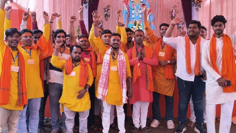 आद्रा पांचुडांगा में राम मंदिर का भव्य उद्घाटन