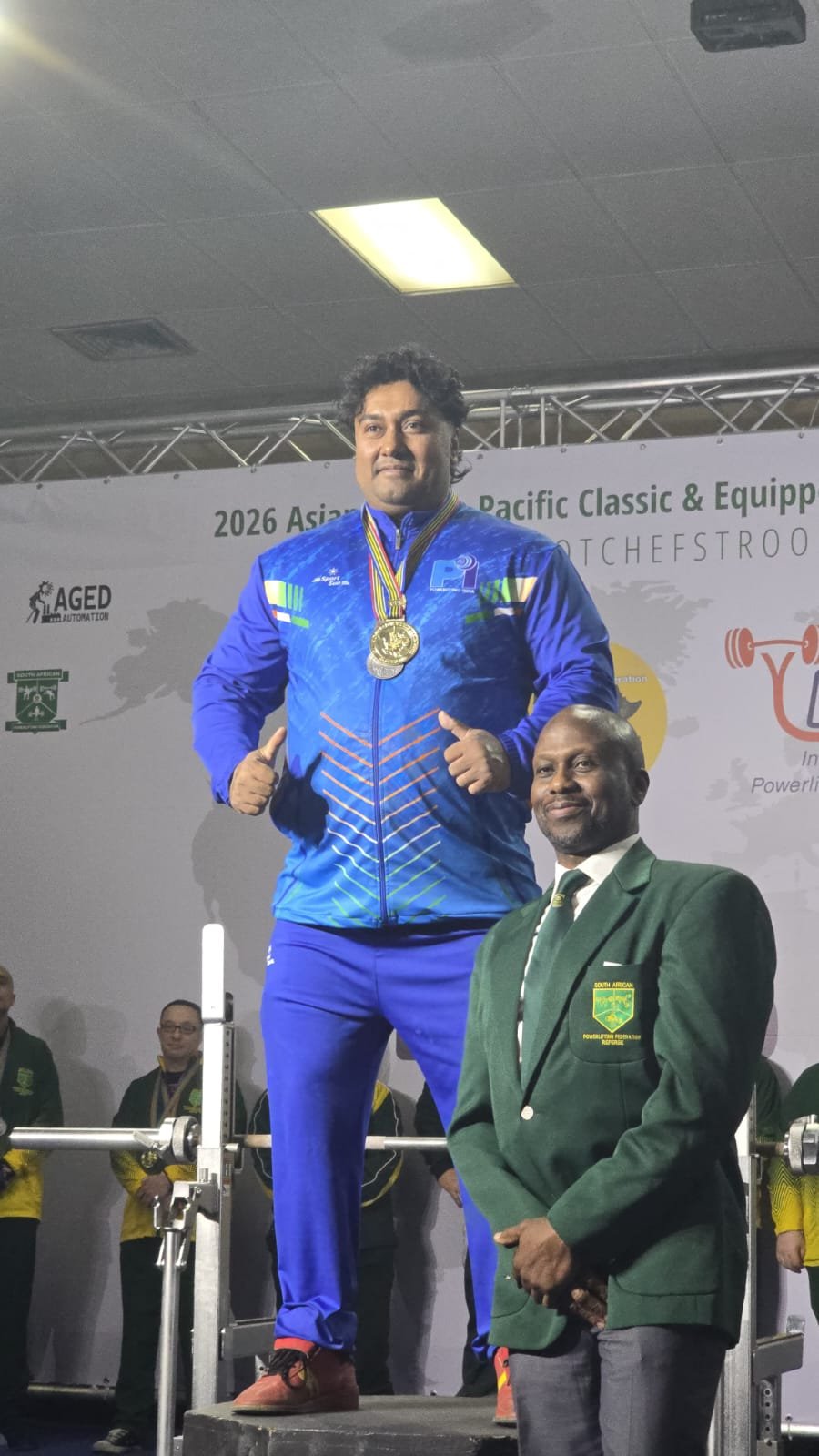 The ASIA PACIFIC AFRICAN EQUIPPED BENCH PRESS CHAMPIONSHIP 2026 WAS HELD IN POTCHEFSTROOM, SOUTH AFRICA.