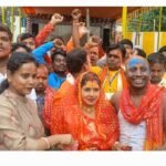 तीन दिवसीय धार्मिक उत्सव का समापन, पांचुडांगा में 21 फुट श्री राम प्रतिमा का उद्घाटन