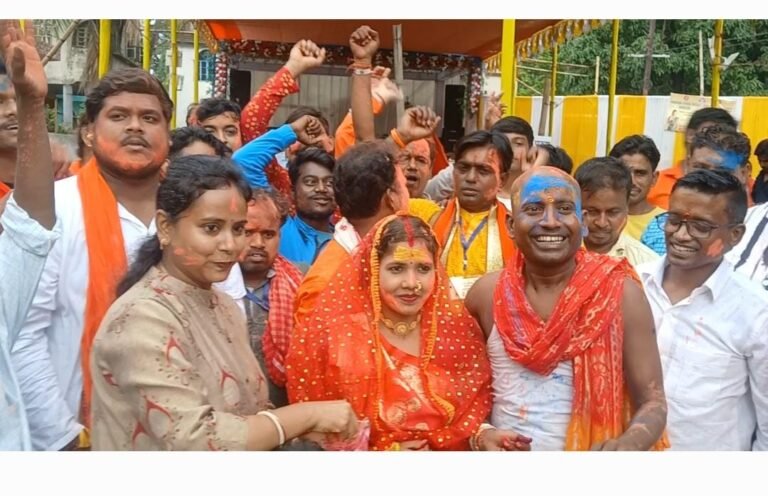 तीन दिवसीय धार्मिक उत्सव का समापन, पांचुडांगा में 21 फुट श्री राम प्रतिमा का उद्घाटन