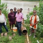 प्रोजेक्ट में देरी का कारण जानने के लिए भाजपा ने एम ई डी प्रतिनिधियों से की मुलाकात