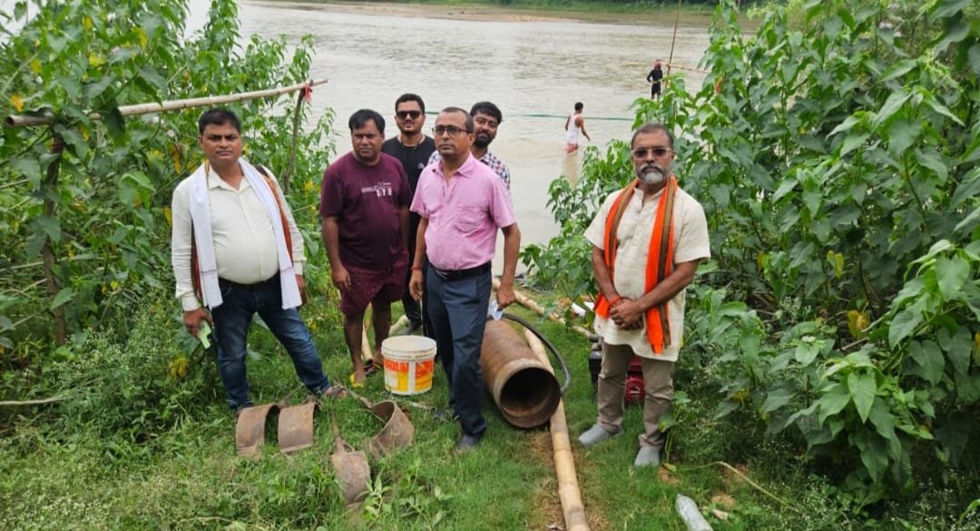 प्रोजेक्ट में देरी का कारण जानने के लिए भाजपा ने एम ई डी प्रतिनिधियों से की मुलाकात
