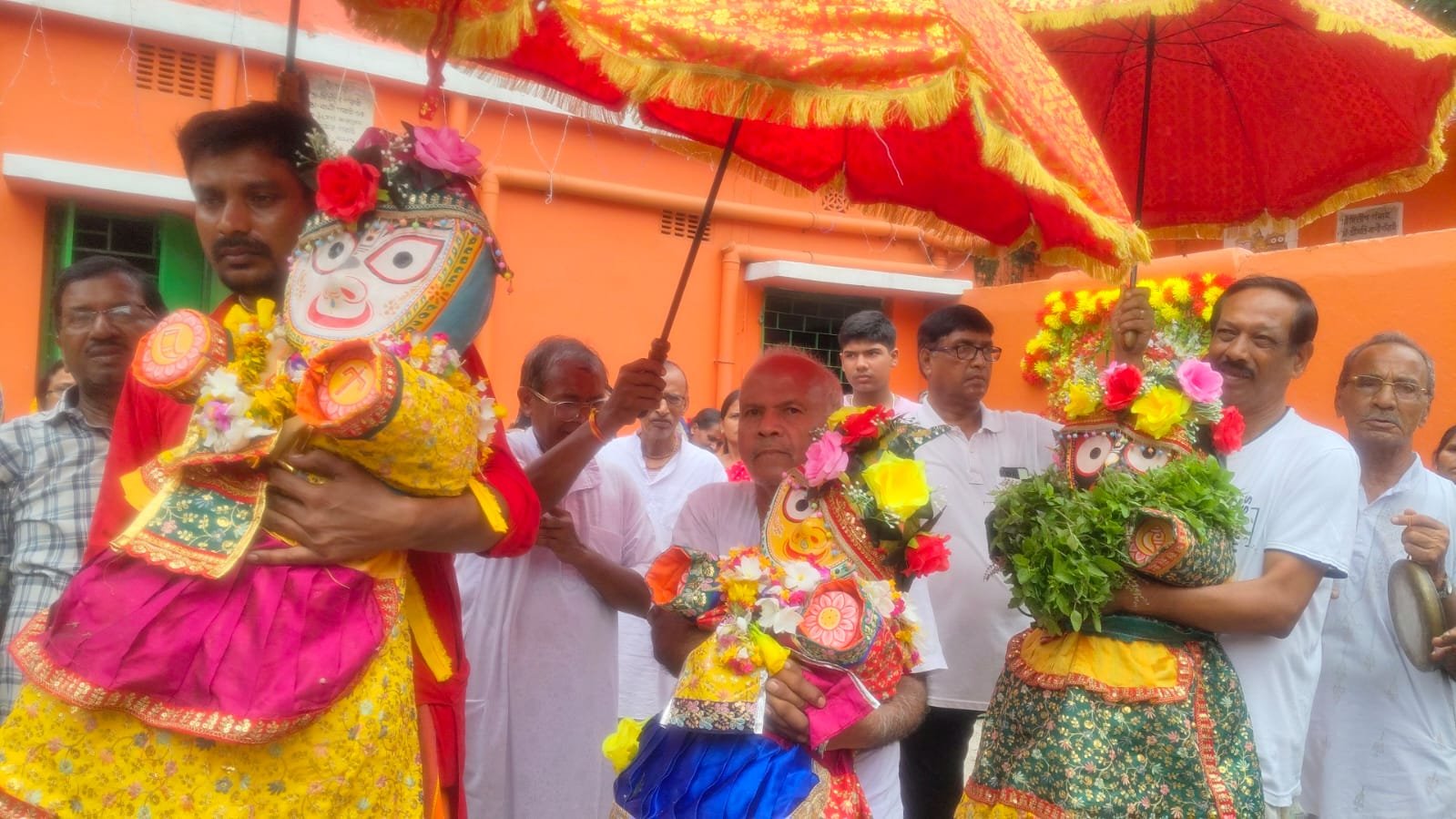 बराकर के ऐतिहासिक गोरंगगो मंदिर में संपन्न हुआ उल्टा रथ उत्सव, भगवान जगन्नाथ को लगा 56 भोग
