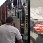 देन्दुआ मोड़ पर बेकाबू ट्रक ने बुजुर्ग को कुचला: भड़के लोगों का चक्काजाम,