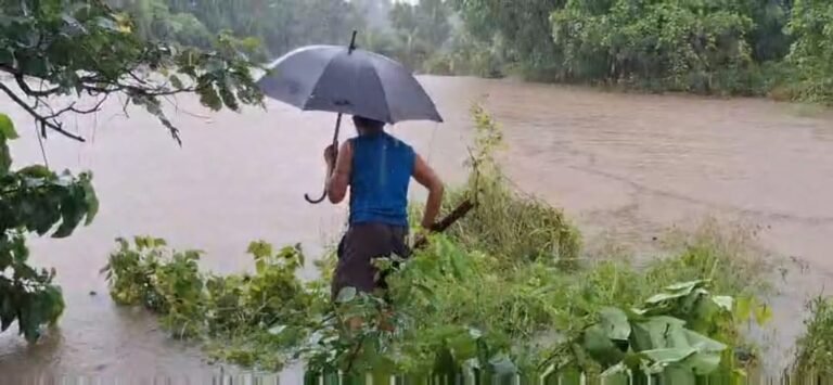 आसनसोल में उफनती घरुई नदी में स्कूटी समेत बहा 18 वर्षीय युवक, तलाश जारी