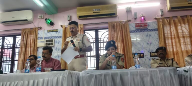 A meeting was held by the Kharagpur Police Administration