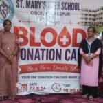 St. Mary’s High School, CISCE, Kharagpur, organised a Blood Donation Camp