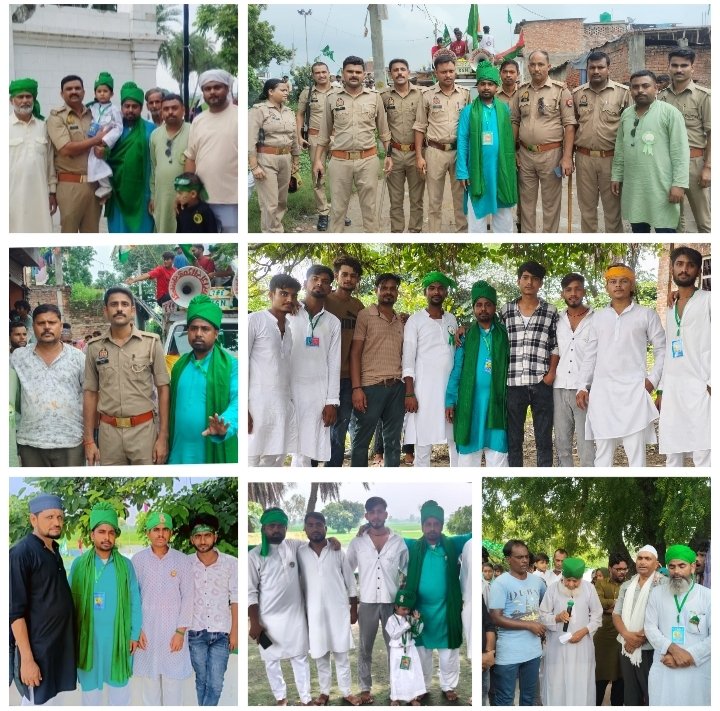 सुरसंण्डा में जश्न-ए-ईद मिलादुन्नबी ﷺ पर निकला जुलूस-ए-मोहम्मदी, अमन-चैन की दुआ के साथ शांतिपूर्ण समापन
