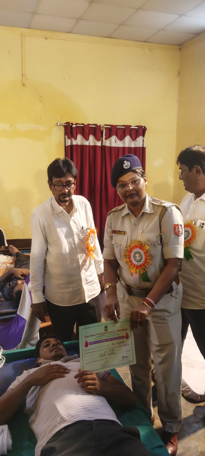Blood Donation Camp Organised by Kharagpur Truck Owners Association