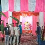 डुबुर्डी चेकपोस्ट पर गणेश पूजा का भव्य आयोजन, दूसरे वर्ष में पहुंचा उत्सव