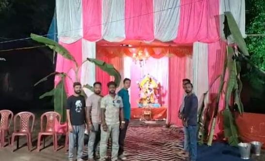 डुबुर्डी चेकपोस्ट पर गणेश पूजा का भव्य आयोजन, दूसरे वर्ष में पहुंचा उत्सव