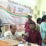 कुल्टी बोरो कार्यालयों में सेवा संकल्प अभियान के तहत स्वास्थ्य जांच शिविर